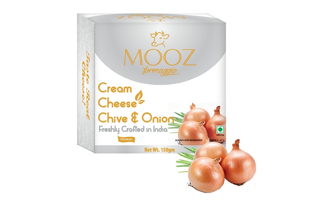 Mooz Cream Cheese Chive & Onion    Box  150 grams